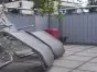 Balkonumrandung aus Markisenstoff Bild 1