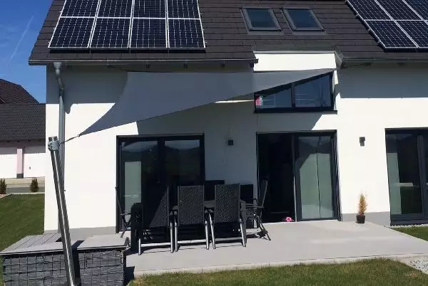 So soll ein Sonnensegel sein .....