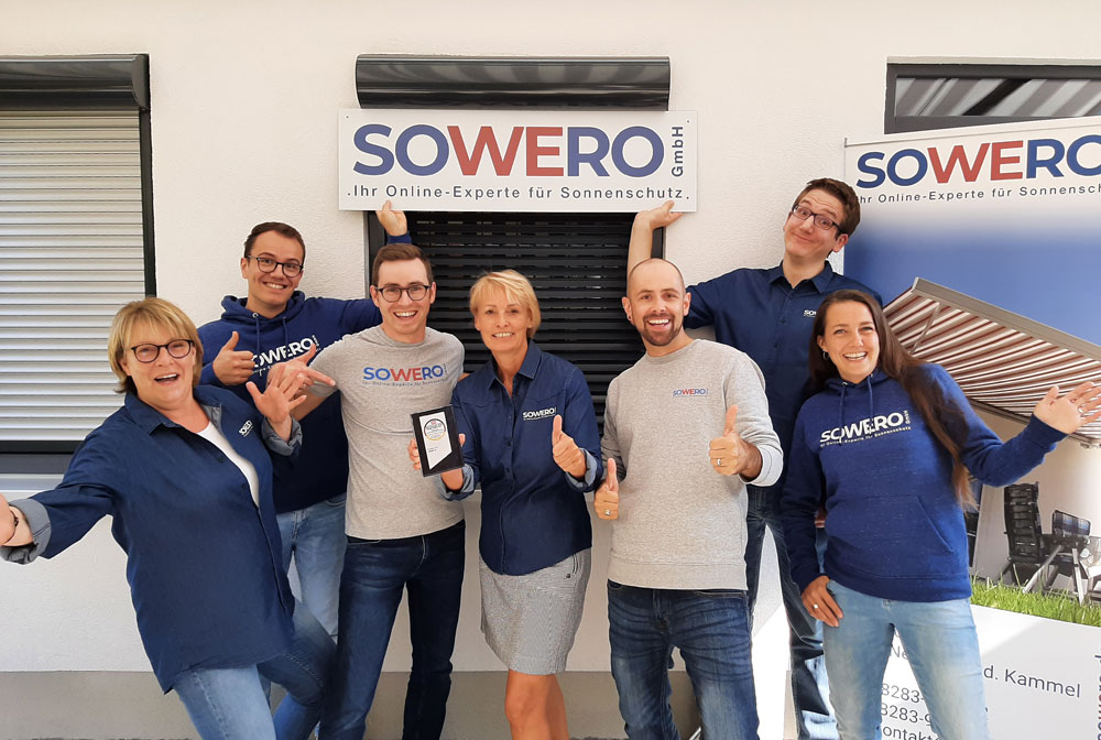SOWERO Testsieger Deutschlands beste Online-Shops 2021