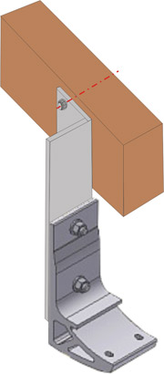 K450 Dachsparrenmontage außen