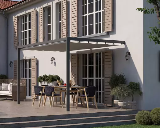 Pergola mit Flachdach Saki 2