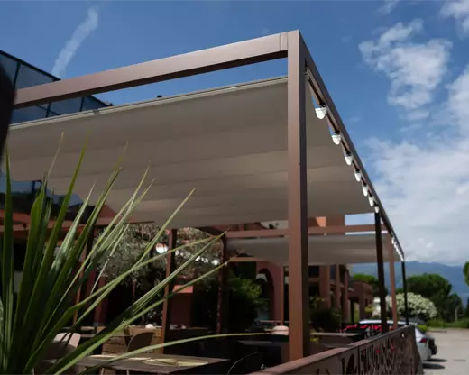 Pergola mit Flachdach Saki 4