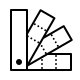 Icon Farbfächer für Design