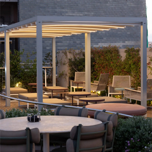 Pergola mit Flachdach Keplan