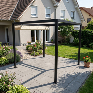 Pergola mit Flachdach Saki