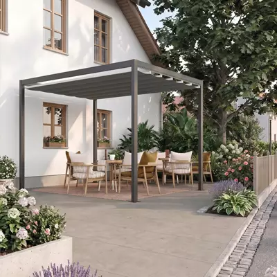 Pergola mit Flachdach Saki