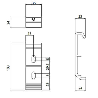 Universalkonsole Fallarmmarkise FLM-150