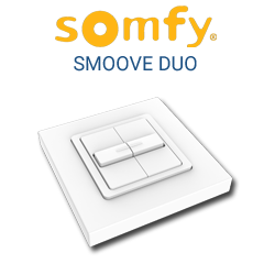 somfy Smoove Duo - Raster inkl. Abdeckung 