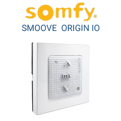 somfy Smoove Origin io Pure 1-Kanal Wandsender inkl. Rahmen