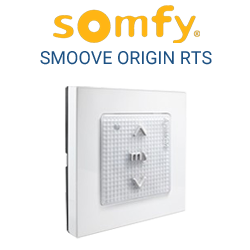 somfy Smoove Origin RTS Pure 1-Kanal Wandsender inkl. Rahmen