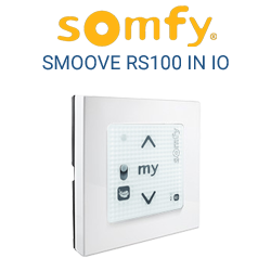 somfy Smoove RS100 IN io Pure 1-Kanal Wandsender inkl. Rahmen (eingelernt)