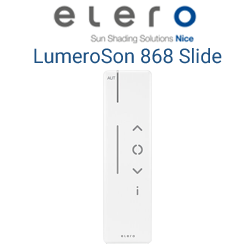 elero LumeroSon 868 slide 1-Kanal Wandsender