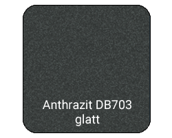 Kastenfarbe der ZIPLINE Anthrazit DB703 glatt RAL 