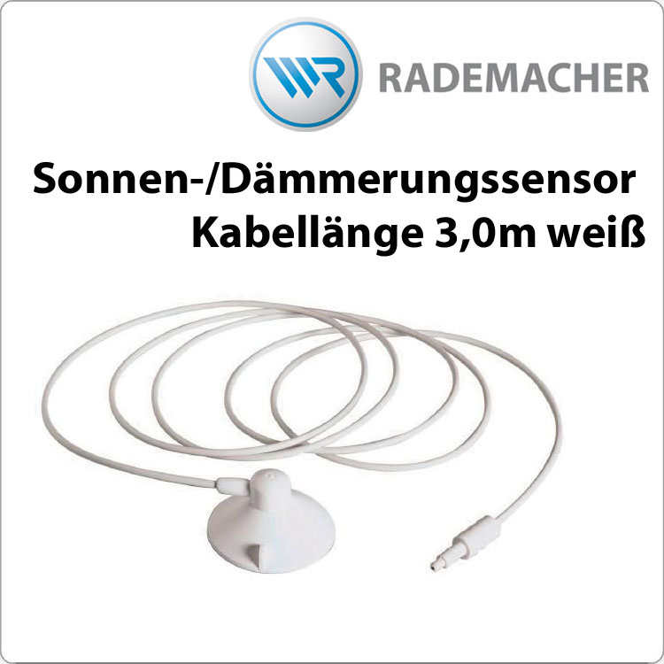 Rademacher 3710-5,00m Sonnensensor Lichtsensor Dämmerungssensor Rolladen 
