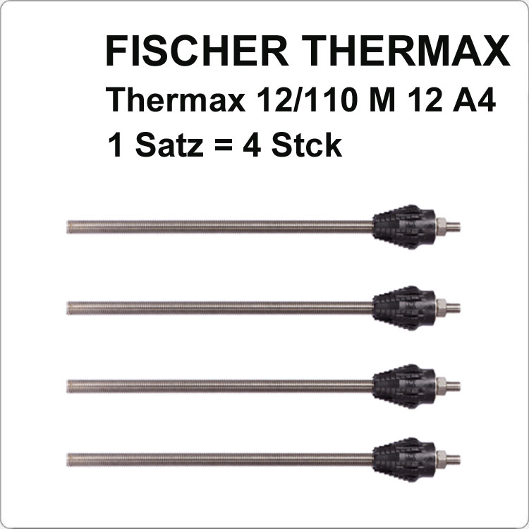 Fischer Thermax 12/110 M 12 A4  (4er Satz) Bild 1