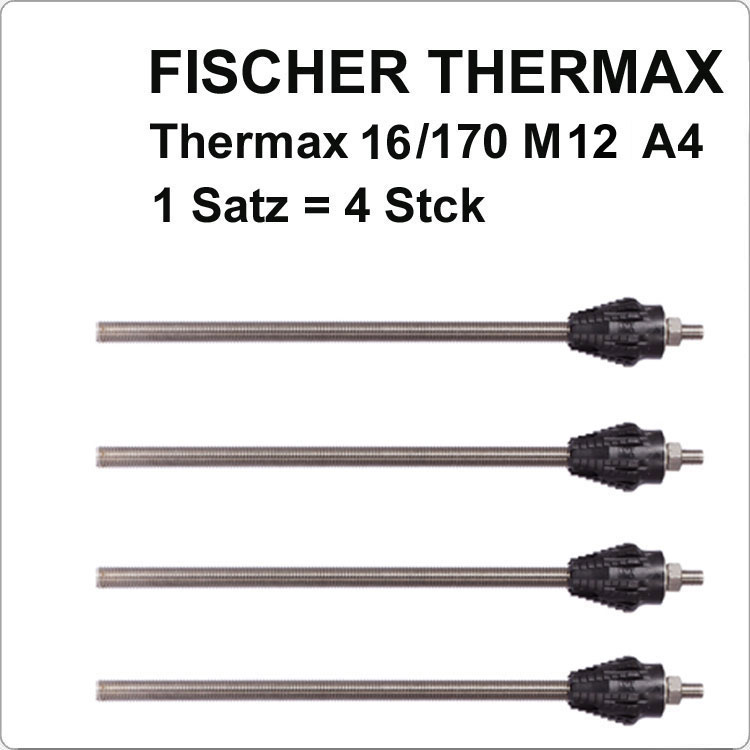 Fischer Thermax 16/170 M12 A4  (4er Satz)