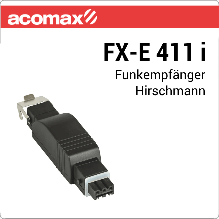 FX-E 411 i ACOMAX Funkempfänger Hirschmannstecker