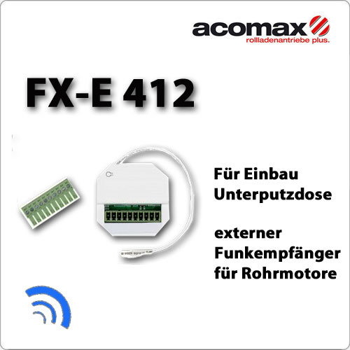 Funkempfänger FX-E 412 für Unterputzdose