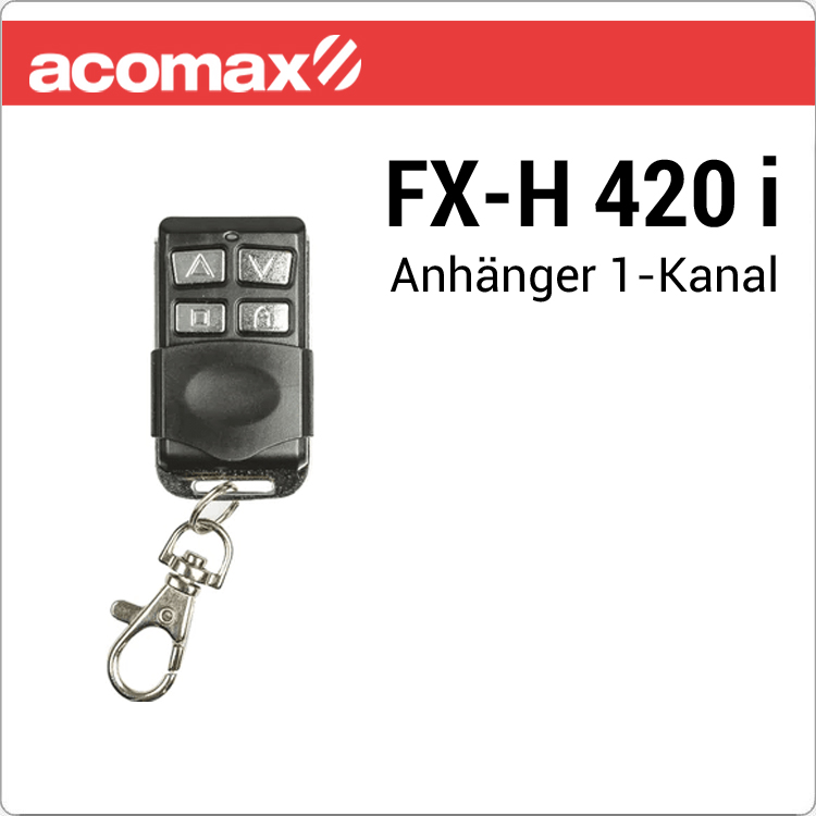 FX-H 420 i ACOMAX Mini-Anhänger-Funkhandsender 1-Kanal   Bild 1