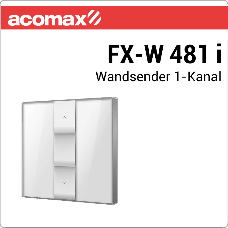 FX-W 481 i ACOMAX Funk-Wandsender 1-Kanal Bild 1