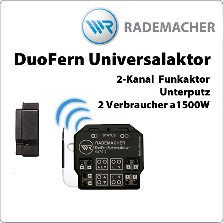 RADEMACHER Duofern 2-Kanal Universalaktor 9470-2 (35140262) Bild 1