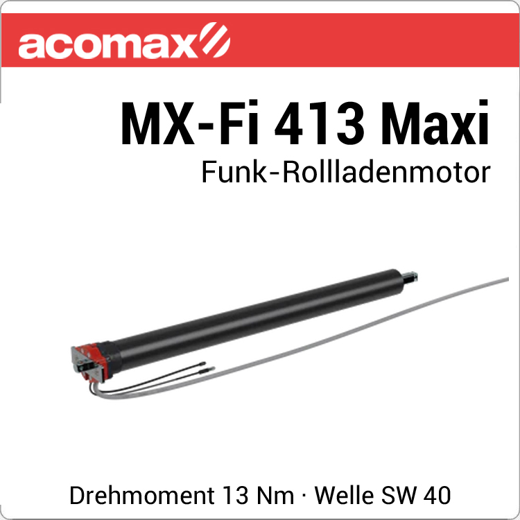 MX-Fi 413 Maxi Funk-Rollladenmotor 13 Nm 230V Bild 1