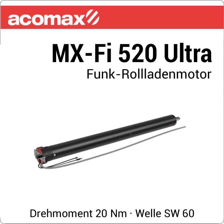 MX-Fi 520 Ultra Funk-Rollladenmotor 20 Nm 230V