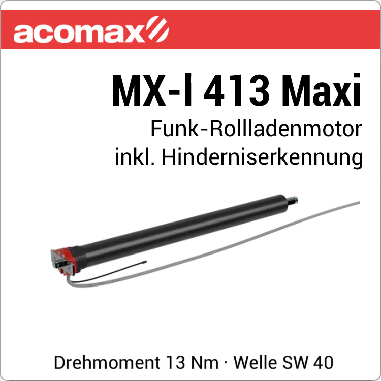 MX-I 413 Maxi Funk-Rollladenmotor 13 Nm 230V