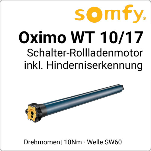 Somfy Oximo 50 WT 10/17 Rollladenmotor SW60