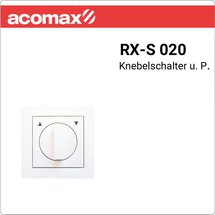Knebelschalter RX-S 020 u.P.