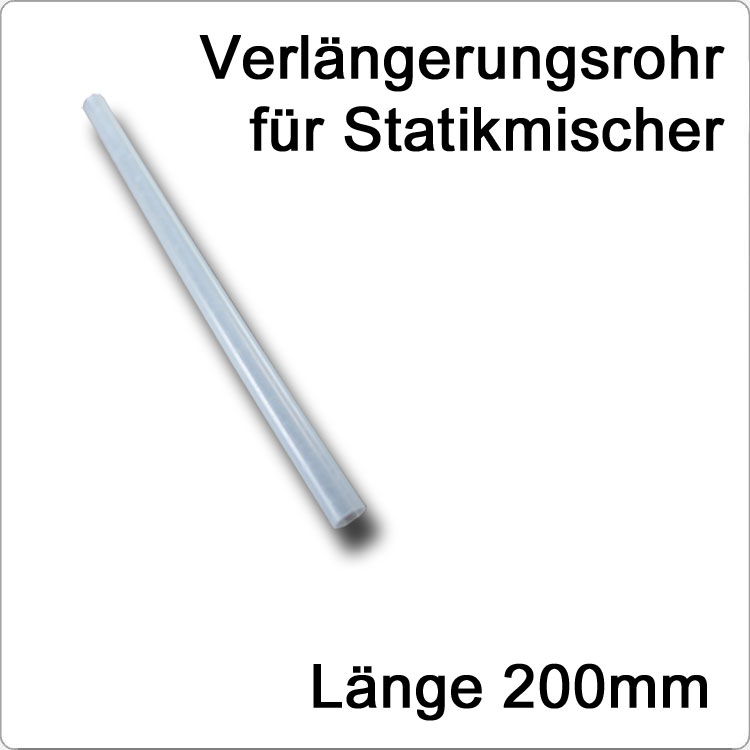 Verlängerungsrohr für Statikmischer Länge 200 mm Bild 1