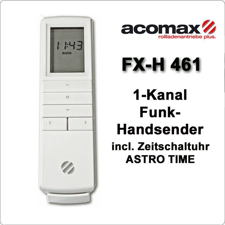 FX-H 461 ACOMAX Funk -Handsender 1- Kanal  Astro Time Bild 1