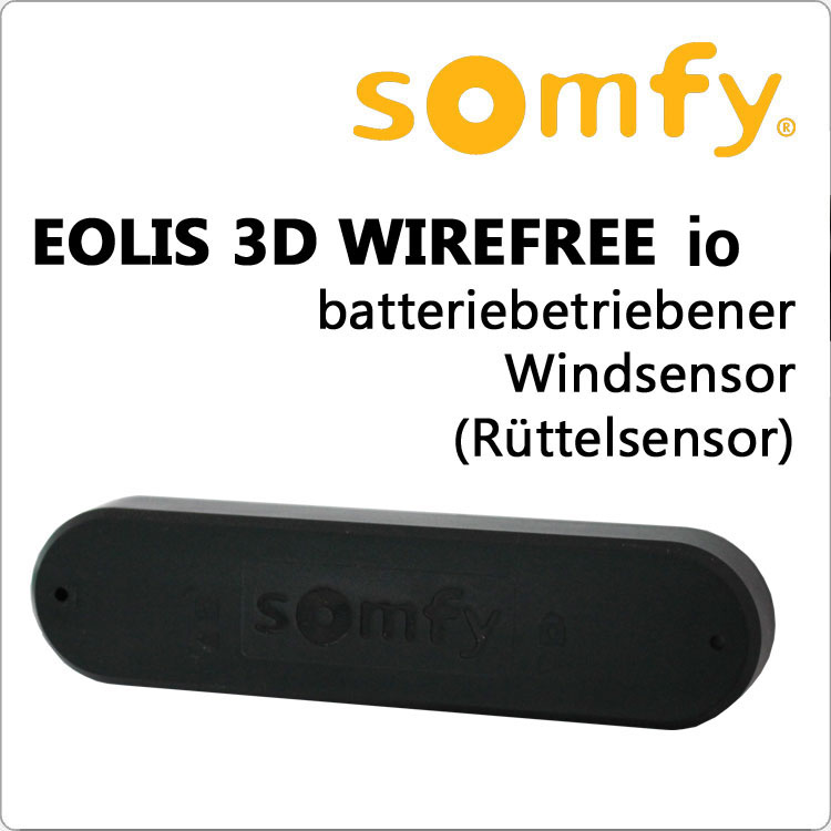 SOMFY EOLIS 3D WireFree IO Funkwindsensor (schwarz) Bild 1