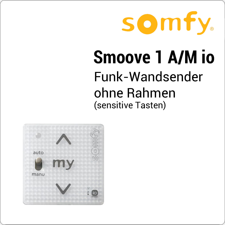 SOMFY Smoove 1 A/M IN io 1-Kanal Wandsender Bild 1