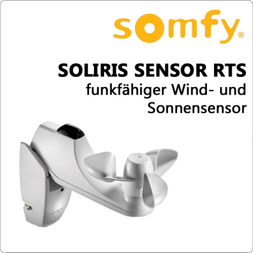 Somfy soliris Capteur rts LED Funk rts funkferbindung éolienne et solaire capteur M