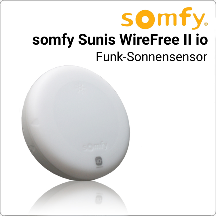 SOMFY Sunis WireFree II io Sonnensensor Bild 1