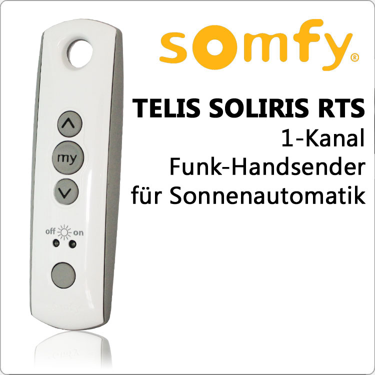 SOMFY TELIS SOLIRIS RTS pure Handsender 1 Kanal